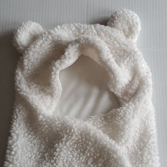 0-3 Months Swaddle Bunting Snow Suit Winter Coat Feet Footed Feetie Hooded - Picture 5 of 16